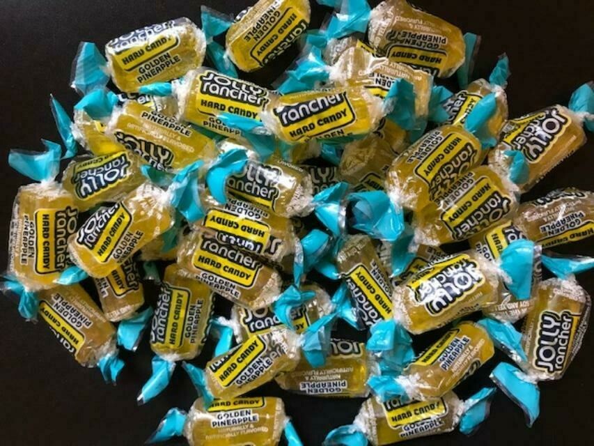Jolly Rancher GOLDEN PINEAPPLE Hard Candy- BULK CANDY- 1 POUND BAG