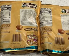 Werther‘s Original Salted Caramel Creme Soft Caramels Rare Ltd Edition 2 Bags