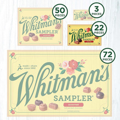 WHITMAN’S SAMPLER Assorted Milk & Dark Chocolate Candy 10 Ounce (Pack of 1)