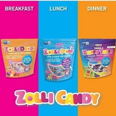 ZOLLIPOPS Lollipops, Sugar Free Candy, Allergen Free with Natural Fruit Flavor