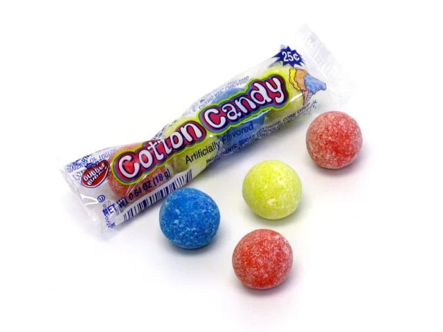 Dubble Bubble Cotton Candy Bubble Gum 4 Pcs. Per Sleeve (select quantity below)