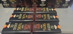 3 pack 100g Premium Dark Chocolate. Golden Tree chocolate. 90% Dark chocolate.
