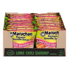 Ramen with Lime Chili Shrimp Flavor – 3oz, 24 Pack for Family Favorites