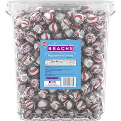 Bob’s Sweet Stripes Peppermint Candy – 3.9 lb Tub of 350 Indiv. Wrapped Treats