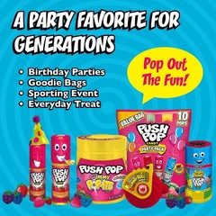 Candy Lollipops – Individually Wrapped Variety Candy Party Pack – 24 Count Lo…