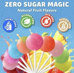 Zollipops Clean Teeth Lollipops, 14 Count (Pack of 2), Natural Fruit Variety NEW