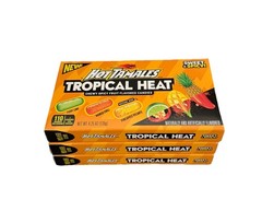 New 3-Pack Hot Tamales Tropical Heat Sweet & Spicy Candy 4.25oz Each Theater Box