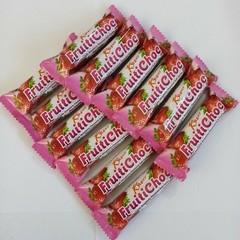 Strawberry Flavour Milk Chocolate Bar Candy Valentine Gift Party Deco 12 Packet