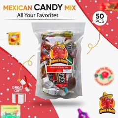 Mexican Candy Variety Pack 50 Count – Dulces Mexicanos, Spicy Sweet Treats