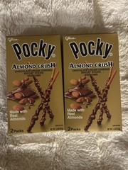 Pack of 2 Glico Pejoy Almond Crush Biscuit Sticks (16 individuals bags)