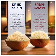 Dried & Chopped Kataifi Shredded Fillo Dough Kurutulmus Kadayif Pastry Dough I