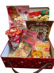 Hello Kitty Tin Lunch Box Snack Mix. Set of 6 Different Hello Kitty and Friends