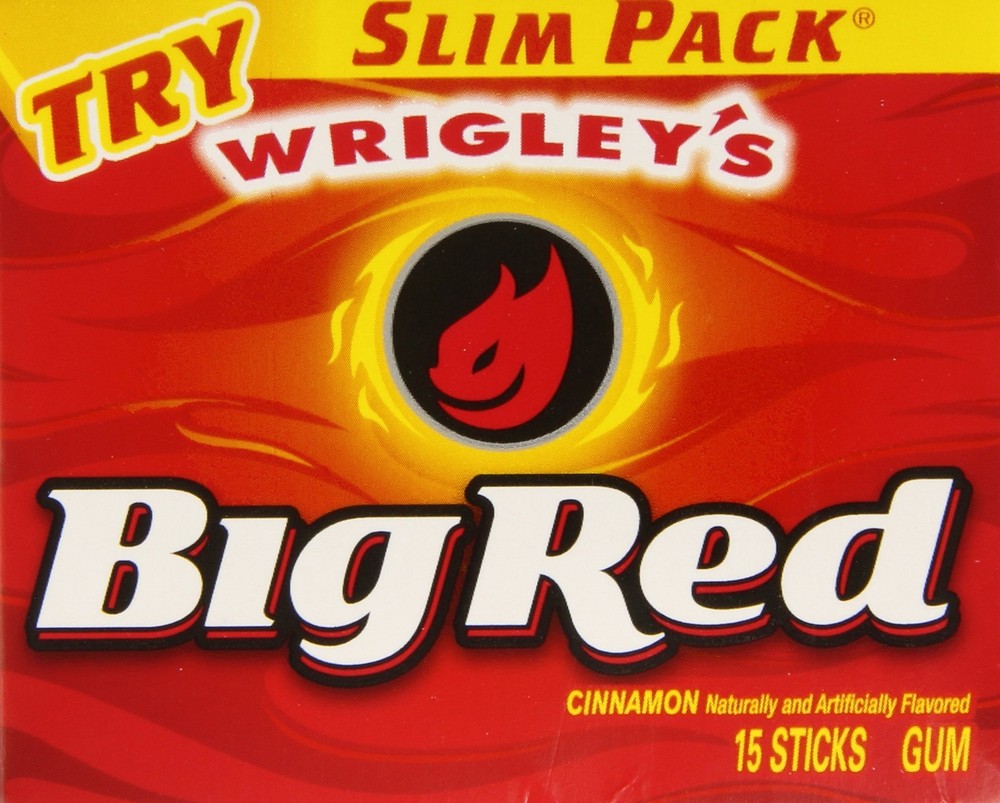 Wrigleys Big Red, 15-Count (Pack of 10) 15 Count 10), Red