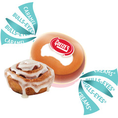 Goetze Caramel Creams Honey Bun Candy 20 Count 1.9 oz Packs