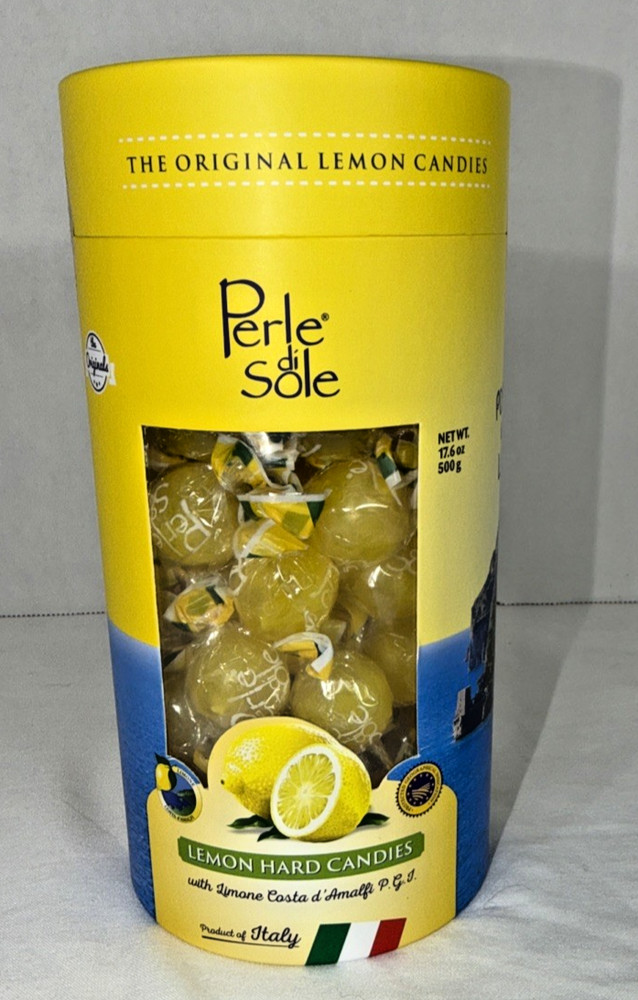 Perle di Sole Lemon Drops – Lemon Candy from Italy – Italian Gift – Italian Hard
