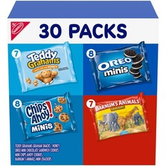 Nabisco Team Favorites Snacks Variety Pack, BARNUM’S 1 Ounce (Pack of 30)