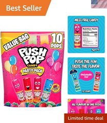 Delightful 10 Count Fruity Lollipop Variety Pack – Perfect for Parties & Gifts