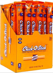 Chick-O-Stick Peanut Butter Candy Bars Box, 36 Pack 720g