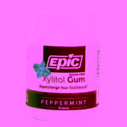 Xylitol Gum Peppermint 50 ct By Epic Dental
