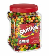 Skittles Original Fruity Candy Jar – 54oz