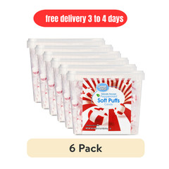 (6 pack) Great Value Peppermint Soft Puffs Candy, 34.5 oz