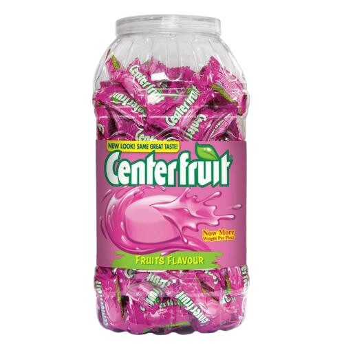 Center Fresh Fruit Liquid Filled flavoured Tasty Chewing (Bubble) Gum 25Pcs