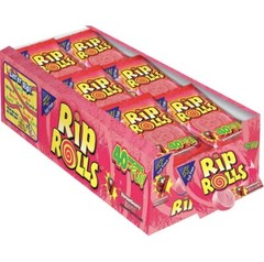 Rip Rolls Licorice, Strawberry, 1.4 oz, 24 ct