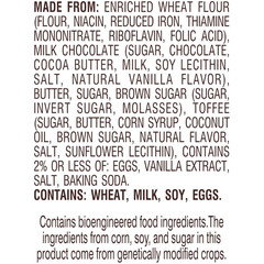 Farmhouse Thin & Crispy Toffee Milk Chocolate Cookies, 6.9 Ounce Bag (Pack of 2)