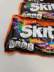 4 Packs SKITTLES Shriekers Sour Candy 3.6 Oz Share Size Assorted Flavors