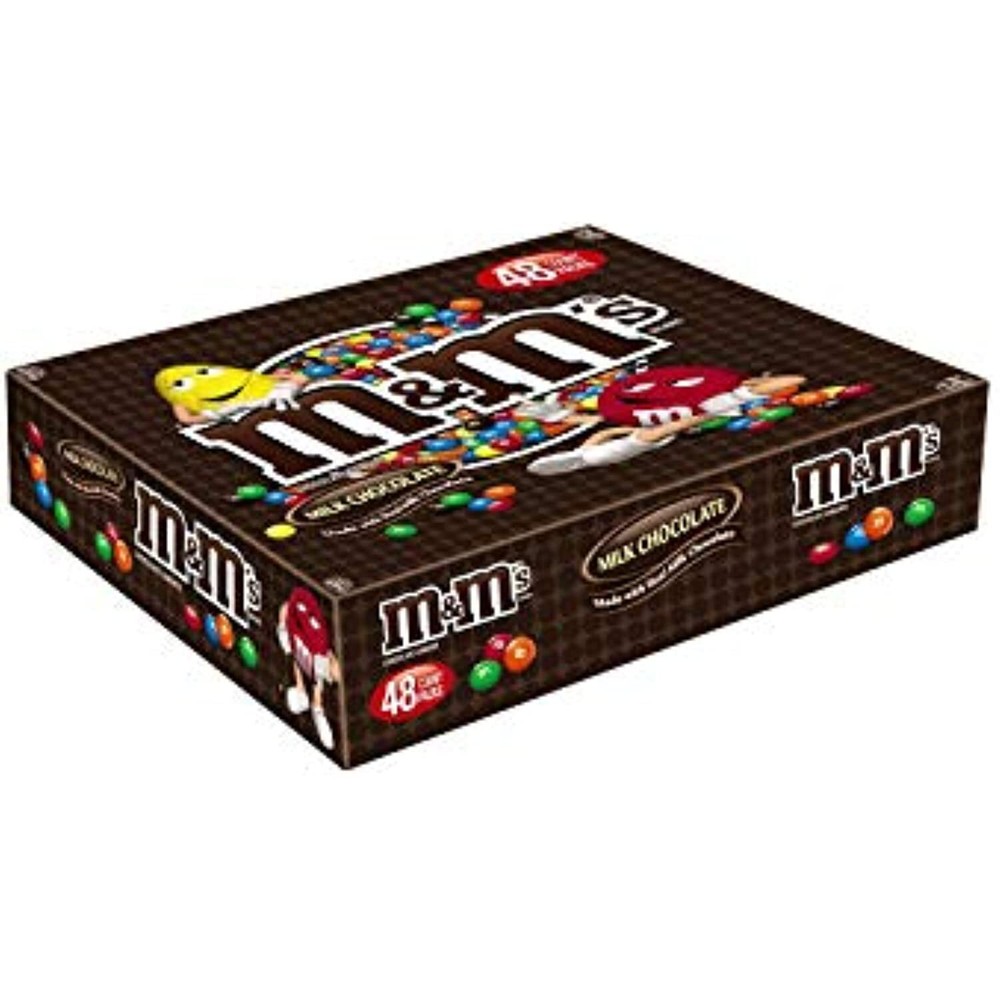 M&M’s Milk Chocolate Candy Singles Size 1.74 oz., 48 ct. A1