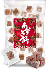 Japanese Mochi Candy Individually Wrapped, Adzuki Red Bean Flavor, Plant-Based K