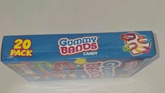 Gummy Bands Valentines Candy Bracelets, 20 Count Individually Wrapped *BB 8/2027