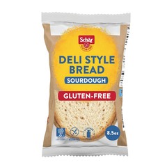 Schar Gluten Free Deli Style Sourdough Bread, Shelf-Stable, 8.5 oz-Pack of 4