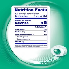 Mentos Pure Fresh Sugar-free Chewing Gum with Xylitol, Spearmint, 120 Piece Bulk