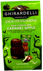 Ghirardelli Milk, Chocolate Caramel Apple Jack O’ Lanterns 4.1oz Bag