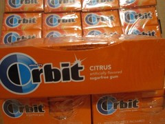 Orbit CITRUS Sugar free Gum Lot of 12 Boxes of 12 Packs in Each Box Collectible