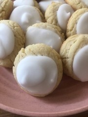 Keto Iced Amaretti Cookies * Gluten Free * Diabetic Safe * Organic * Sugar Free