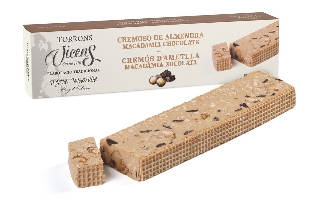 Vicens Agramunt’s Torrons – Creamy Caramelized Almond Macadamia & Chocolate 300g