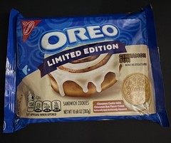 •*.OREO Cinnamon Bun🧁Sandwich Cookies, Limited Edition, 10.68 oz•*.