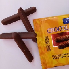 Ritzbury Chocolate Finger Coated Biscuits 18g Christmas Party Free Tropica Choco
