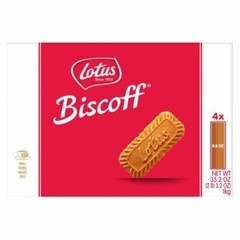 2 Packs Lotus Biscoff Europe’s Favorite Cookie 8.8oz,4ct, 35.2oz Each, Total 8ct