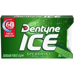 Ice Spearmint Sugar-Free Chewing Gum, 144 Count – Low Calorie Breath Booster