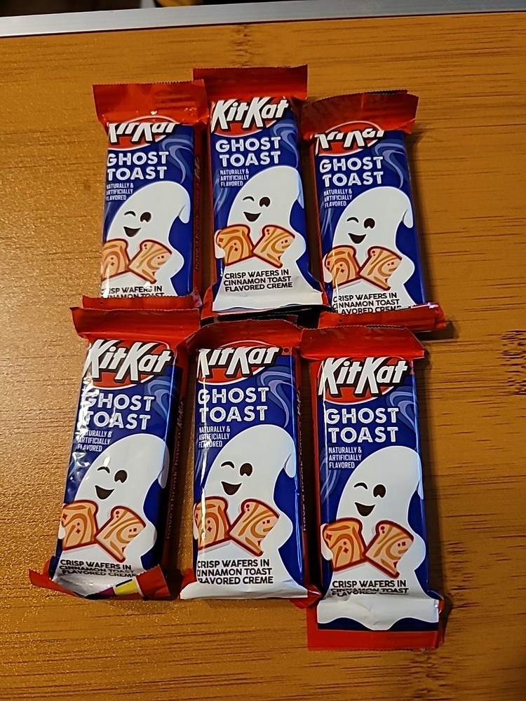 6ct LIMITED KITKAT GHOST TOAST CINNAMON CREAM Wafer SNACK SIZE