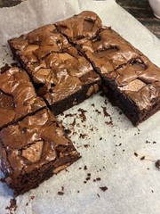 Fresh Baked Triple Chocolate Brownies Family Box 18 Count Rich Moist Fudgy