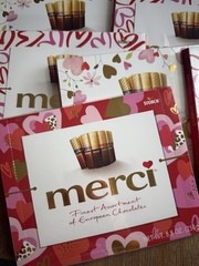 2 PC MERCI Finest Assorted of European Chocolate 8.8 oz/ 250g. Gift for Her. New