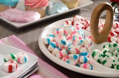 Red Bird Soft Cotton Candy Flavor Puffs, Gluten Free, Bulk Hard Candy (2 Pounds)