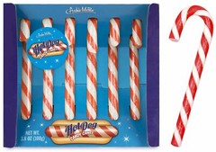 Hot Dog Candy Canes Accoutrements Fun Flavored 3.8 oz 6 candy canes