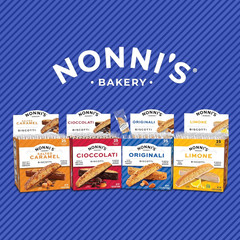Originali Classic Almond Biscotti Cookies – Individually Wrapped Italian Coffee