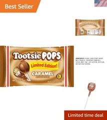 Tootsie Pops Limited Edition Caramel Lollipops – Individually Wrapped, 12.6 Oz