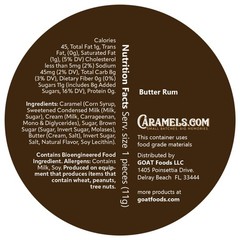 Caramel Candy Butterscotch & Butter Rum – Individually Wrapped Treats
